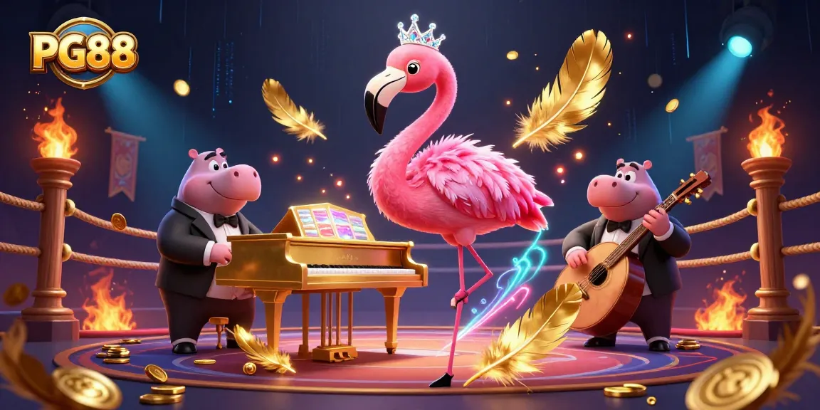 Experience PG88's vibrant casino atmosphere with engaging characters and dynamic gaming elements.