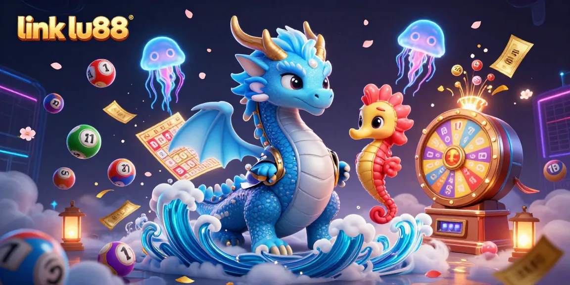 Experiencing thrilling luck with link lu88 in a vibrant underwater casino scene